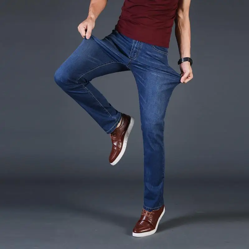 New Arrivals Men's Fashion Simple Jeans Slim Version of the Elastic Denim Pants Causal Trousers
New Arrivals Men's Fashion Simple Jeans Slim Version of the Elastic Denim Pants Causal Trousers