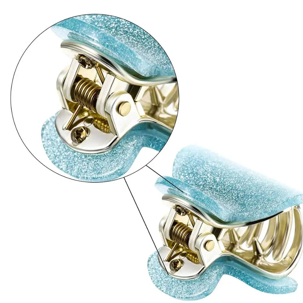 1 Pairs Small Plastic Hair Claw Clips Acrylic Claw Hair Clip Clamp Colorful Hair Jaw Clips for Girls and Women
1 Pairs Small Plastic Hair Claw Clips Acrylic Claw Hair Clip Clamp Colorful Hair Jaw Clips for Girls and Women