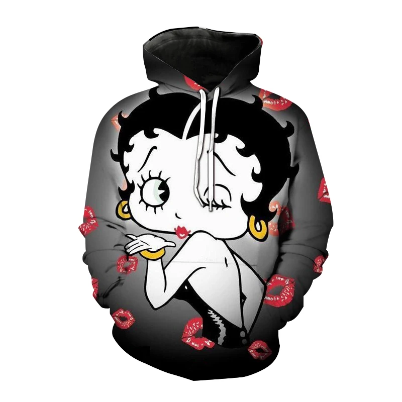 Cartoon Sexy Girl Betty Boop Hoodie Anime 3D Printed Sweatshirt Men Women Fashion Oversized Hoodie Harajuku Streetwear Clothing
Cartoon Sexy Girl Betty Boop Hoodie Anime 3D Printed Sweatshirt Men Women Fashion Oversized Hoodie Harajuku Streetwear Clothing