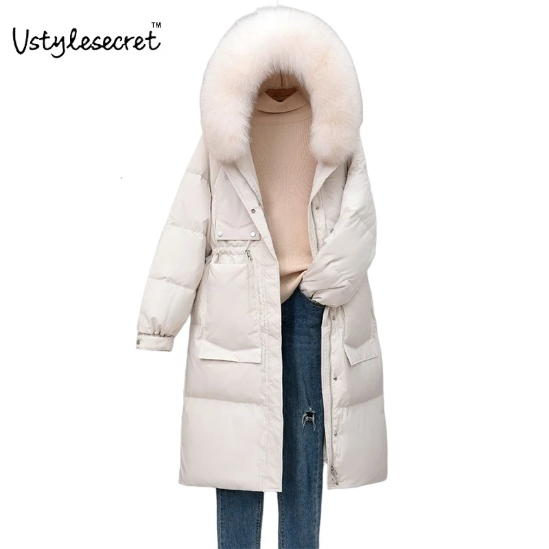Куртки с белым утиным пухом, меховой воротник, женские зимние куртки 2021, длинная модная женская кофта с капюшоном, модная женская зимняя кур...
Куртки с белым утиным пухом, меховой воротник, женские зимние куртки 2021, длинная модная женская кофта с капюшоном, модная женская зимняя кур...