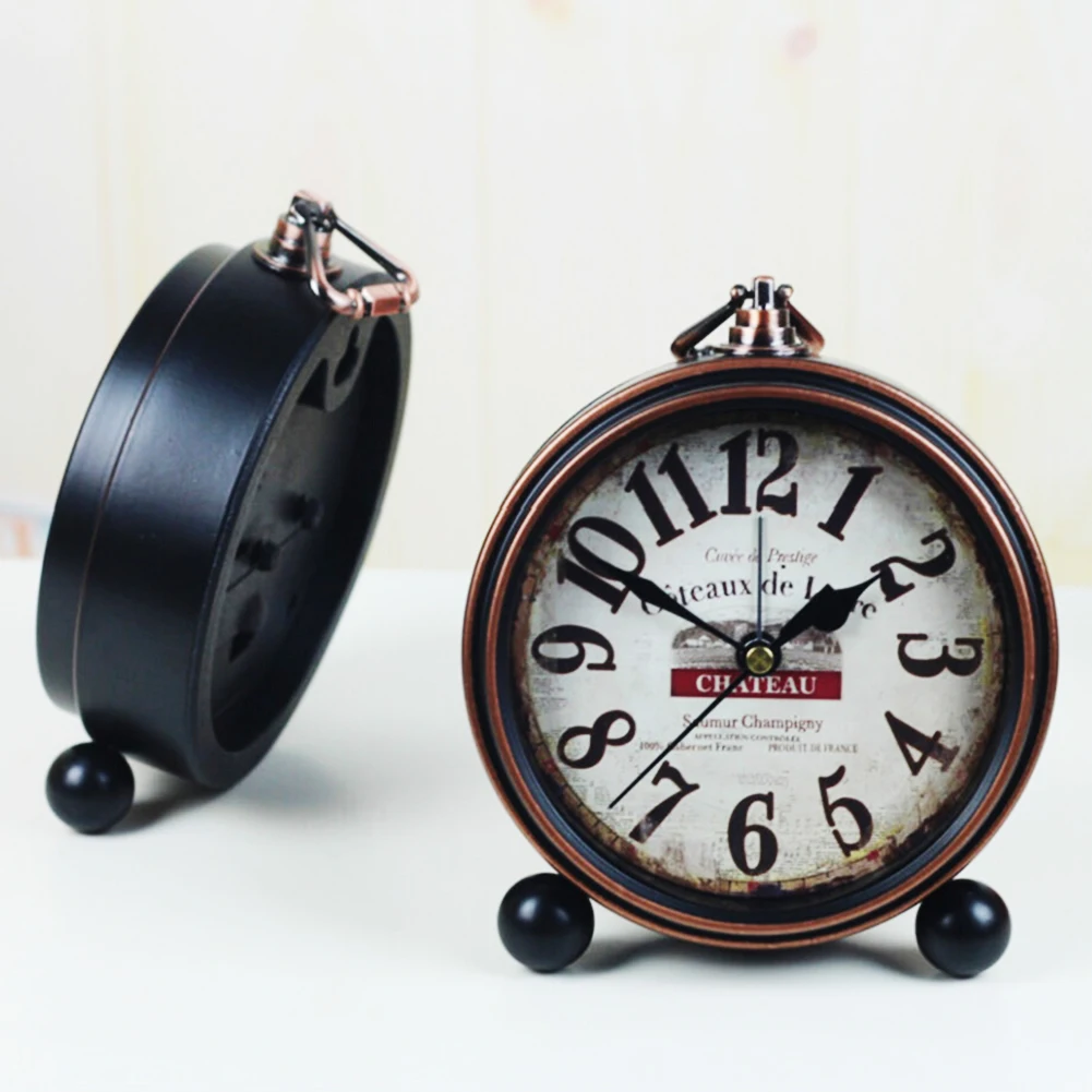 Офисные Часы с маятником настольные часы в стиле ретро для спальни