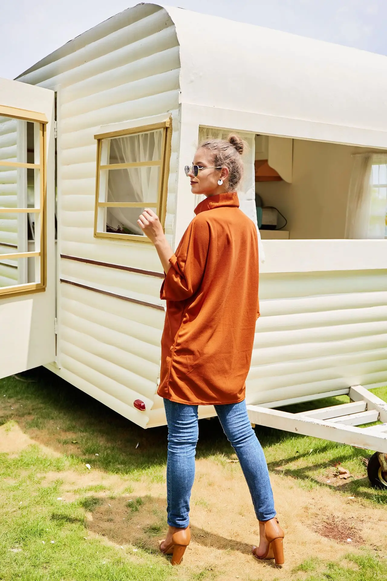 Original Design Women's Loose Casual Long T-shirt New High-necked Bottomed Bottom Edgy Women's Autumn/winter Female Tops
Original Design Women's Loose Casual Long T-shirt New High-necked Bottomed Bottom Edgy Women's Autumn/winter Female Tops