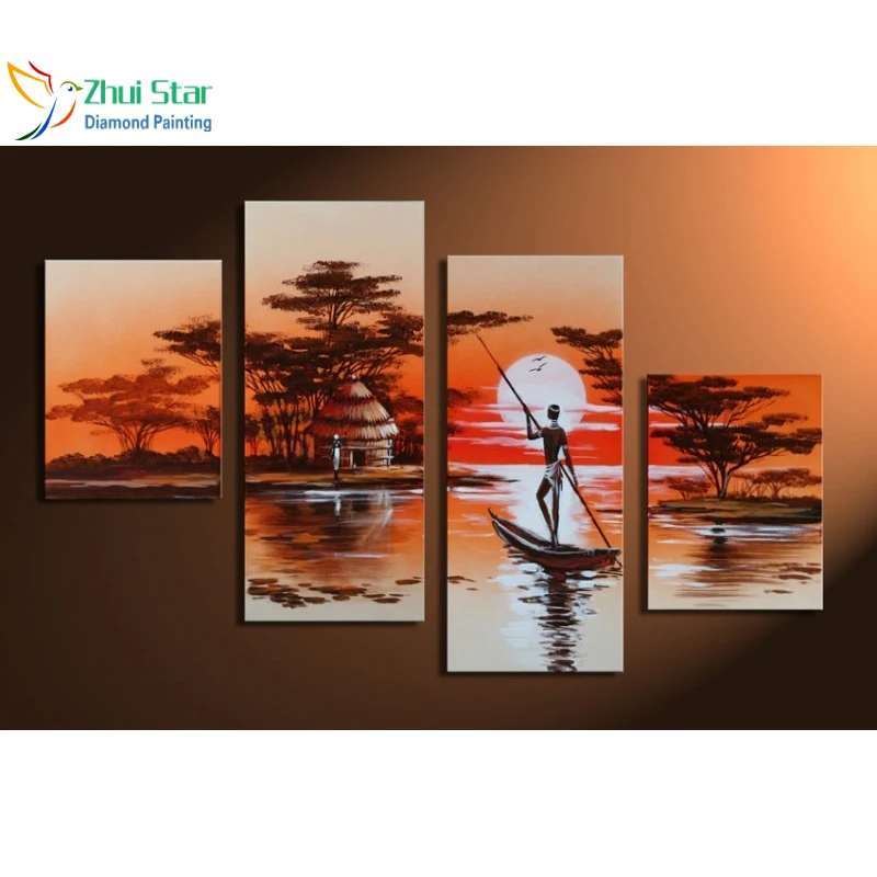 DUTEY 5D DIY full Square drill Diamond drawing Cross Stitch Lake upper boating man 4pcs Embroidery Rhinestones Mosaic decor
DUTEY 5D DIY full Square drill Diamond drawing Cross Stitch Lake upper boating man 4pcs Embroidery Rhinestones Mosaic decor