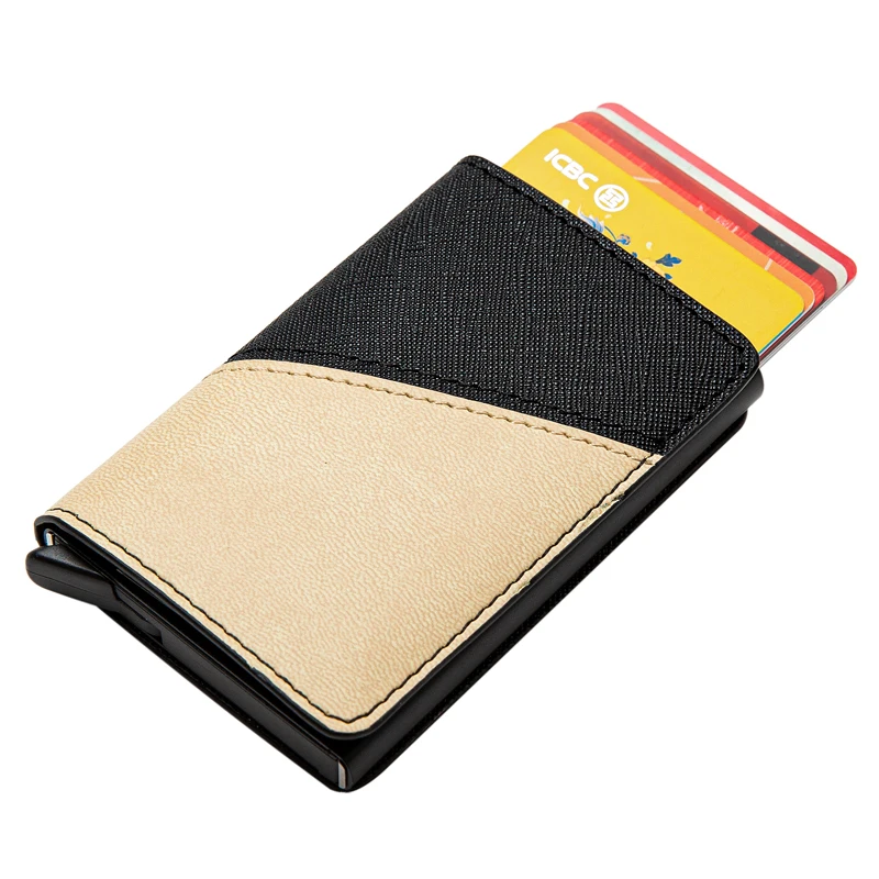 Bycobecy 2021 men's Wallet Mixed Color RFID Card Holder Travel Case Leather Aluminum Patchwork Slim Russian Passport Cover Purse
Bycobecy 2021 men's Wallet Mixed Color RFID Card Holder Travel Case Leather Aluminum Patchwork Slim Russian Passport Cover Purse
