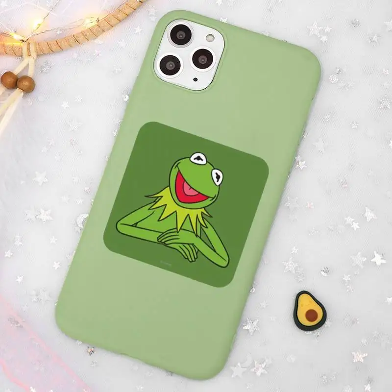 Kermit the Frog luxury Phone Case coque capa Candy Color for iPhone 11 12 mini pro XS MAX 8 7 6 6S Plus X SE 2020 XR
Kermit the Frog luxury Phone Case coque capa Candy Color for iPhone 11 12 mini pro XS MAX 8 7 6 6S Plus X SE 2020 XR