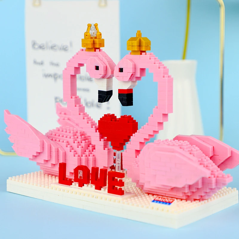 Diy Diamond Creative Couples Flamingo Swan Bird Animal Building Blocks Bricks Model Toys for Children Girlfriend Gifts
Diy Diamond Creative Couples Flamingo Swan Bird Animal Building Blocks Bricks Model Toys for Children Girlfriend Gifts