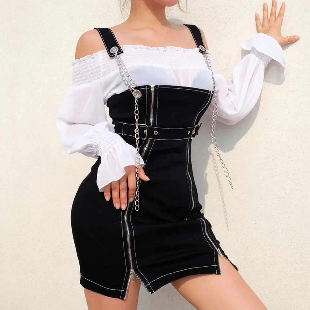2020 Fashion New Vintage Women Dress Casual Black Bodycon Mini Dress Sleeveless Strap Sexy Wrap Dresses Summer Autumn Party
2020 Fashion New Vintage Women Dress Casual Black Bodycon Mini Dress Sleeveless Strap Sexy Wrap Dresses Summer Autumn Party