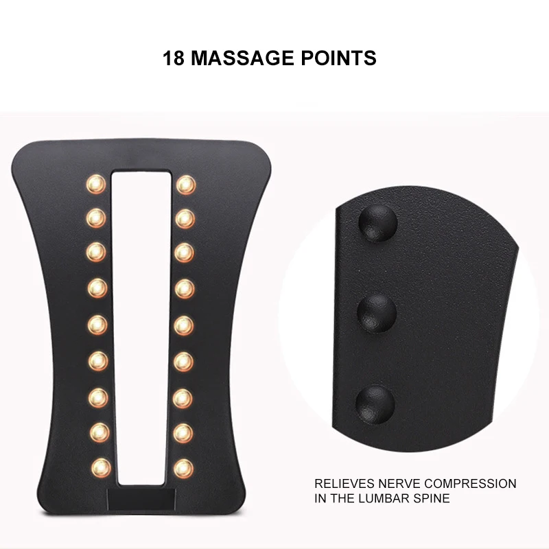 1pc Back Stretch Equipment Massager Magic Stretcher Fitness Lumbar Support Relaxation Adjustable Spine Stretcher Waist Massager
1pc Back Stretch Equipment Massager Magic Stretcher Fitness Lumbar Support Relaxation Adjustable Spine Stretcher Waist Massager