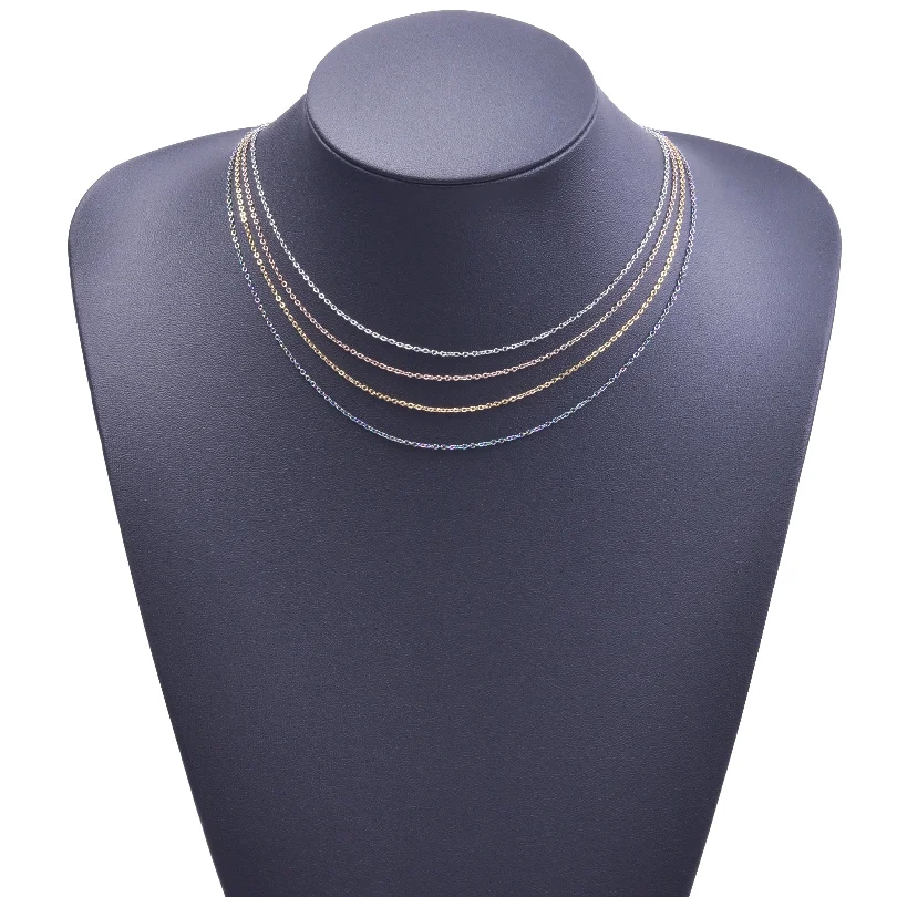 1.2mm Stainless Steel Choker On The Neck Necklaces For Women Men Accessories Simplicity Fashion Jewelry Gift DIY Chains Necklace
1.2mm Stainless Steel Choker On The Neck Necklaces For Women Men Accessories Simplicity Fashion Jewelry Gift DIY Chains Necklace