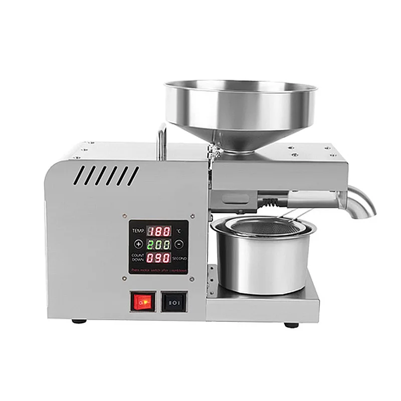 SUSWEETLIFE X5S 220V/110Automatic Household FLaxseed Oil Press Oil Extractor Peanut Oil Press Cold Press Oil Machine 1500W (MAX)
SUSWEETLIFE X5S 220V/110Automatic Household FLaxseed Oil Press Oil Extractor Peanut Oil Press Cold Press Oil Machine 1500W (MAX)