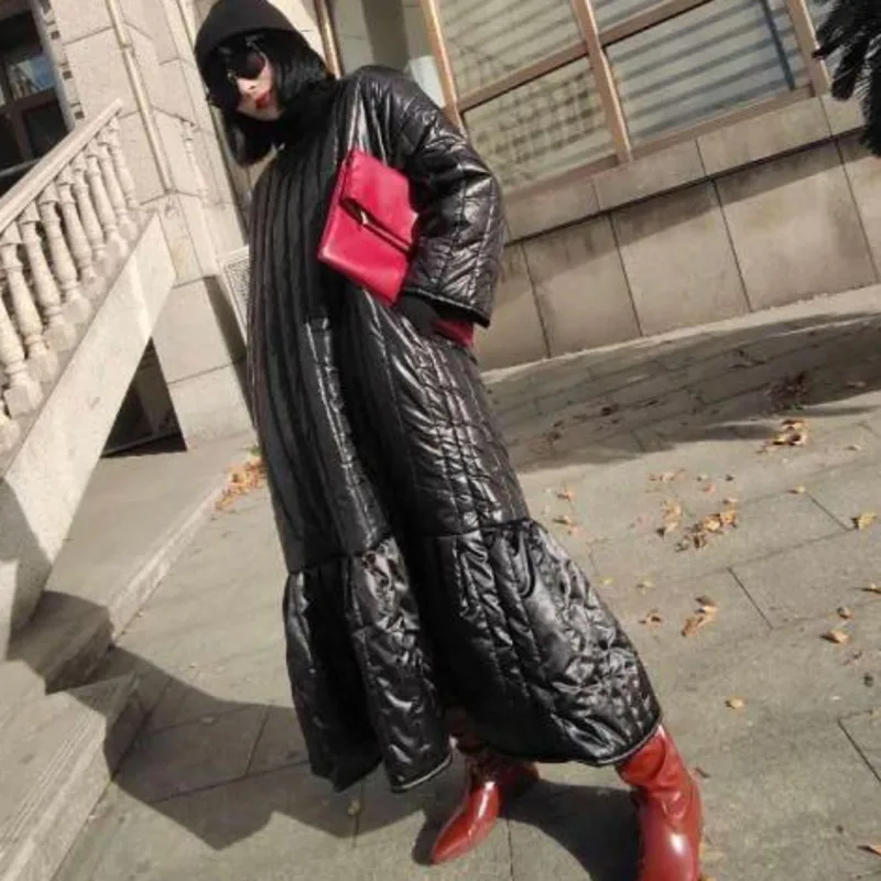 SONDR 2020 New Solid Loose Long Dress Cotton Coat Bread Suit Fishtail Winter Robe Woman Parkas
SONDR 2020 New Solid Loose Long Dress Cotton Coat Bread Suit Fishtail Winter Robe Woman Parkas