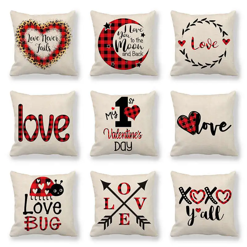 2021 New Pillow Cover Valentine's Day Wedding Anniversary Gift Artificial Linen Cushion Covers 45*45cm Pillow Covers Decorative
2021 New Pillow Cover Valentine's Day Wedding Anniversary Gift Artificial Linen Cushion Covers 45*45cm Pillow Covers Decorative