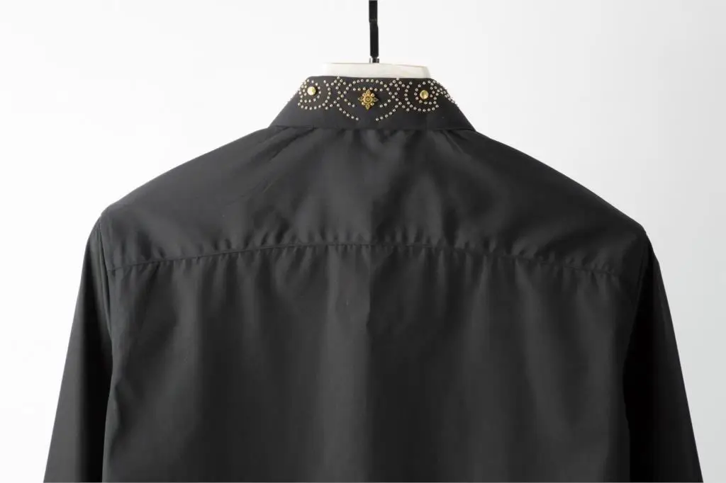 Shirt Men Luxury Royal Cuff And Collar Rivet Black White Men Shirt Casual Long Sleeve Mens Shirts Plus Size 4xl Shirts
Shirt Men Luxury Royal Cuff And Collar Rivet Black White Men Shirt Casual Long Sleeve Mens Shirts Plus Size 4xl Shirts