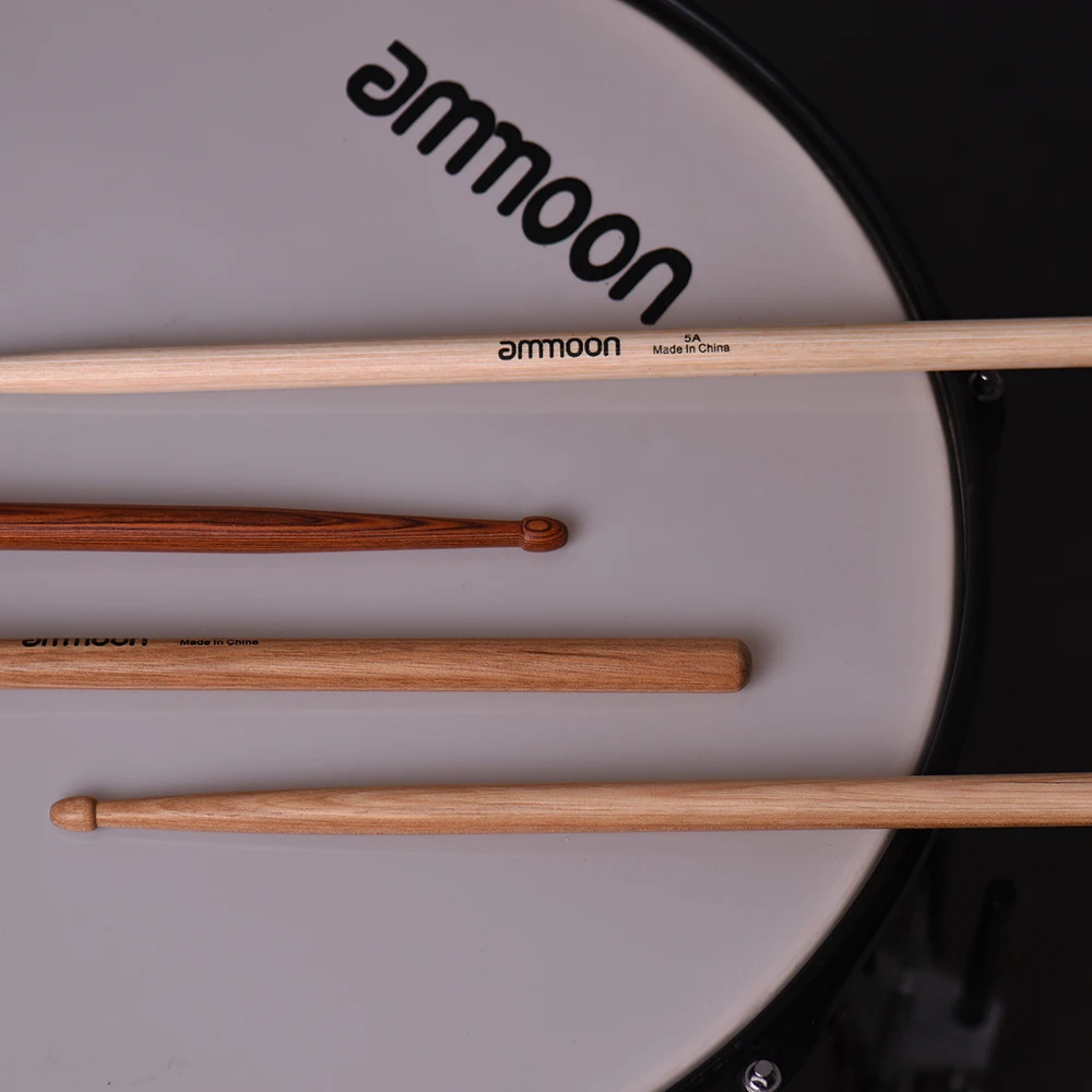 ammoon 12 Pairs of 7A Wooden Drumsticks Drum Sticks Fraxinus Mandshurica Wood Drum Set Accessories
ammoon 12 Pairs of 7A Wooden Drumsticks Drum Sticks Fraxinus Mandshurica Wood Drum Set Accessories
