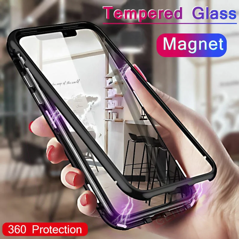 Coque Magnétique Arrière Verre trempé Pour For iPhone XR XS MAX X 8 Plus 7 Plus 6
Coque Magnétique Arrière Verre trempé Pour For iPhone XR XS MAX X 8 Plus 7 Plus 6