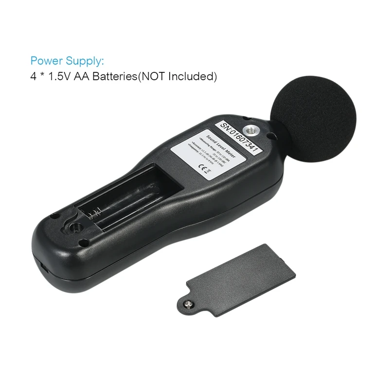 30-130Db Lcd Sound Level Decibel Meter Logger Tester Noise Measurement Time Display Auto Off Setup with Data Logging Function