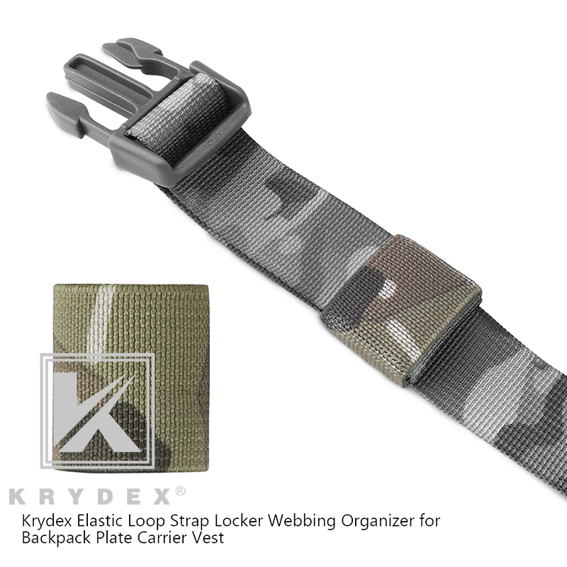KRYDEX 2PCS/Set Elastic Loop Strap For Backpack Chest Rig Vest 2.54CM MC Locker Webbing Organizer Sling Silencers Accessories
KRYDEX 2PCS/Set Elastic Loop Strap For Backpack Chest Rig Vest 2.54CM MC Locker Webbing Organizer Sling Silencers Accessories