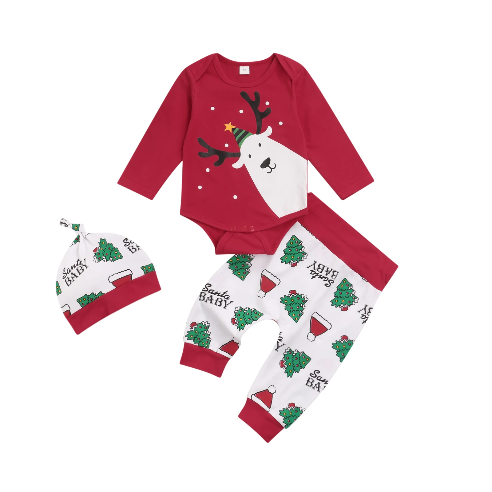 Ma&Baby 0-18M Christmas Newborn Infant Baby Boys Girls Clothes Set Long Sleeve Rompers Pants Hat Xmas Outfits D11
Ma&Baby 0-18M Christmas Newborn Infant Baby Boys Girls Clothes Set Long Sleeve Rompers Pants Hat Xmas Outfits D11