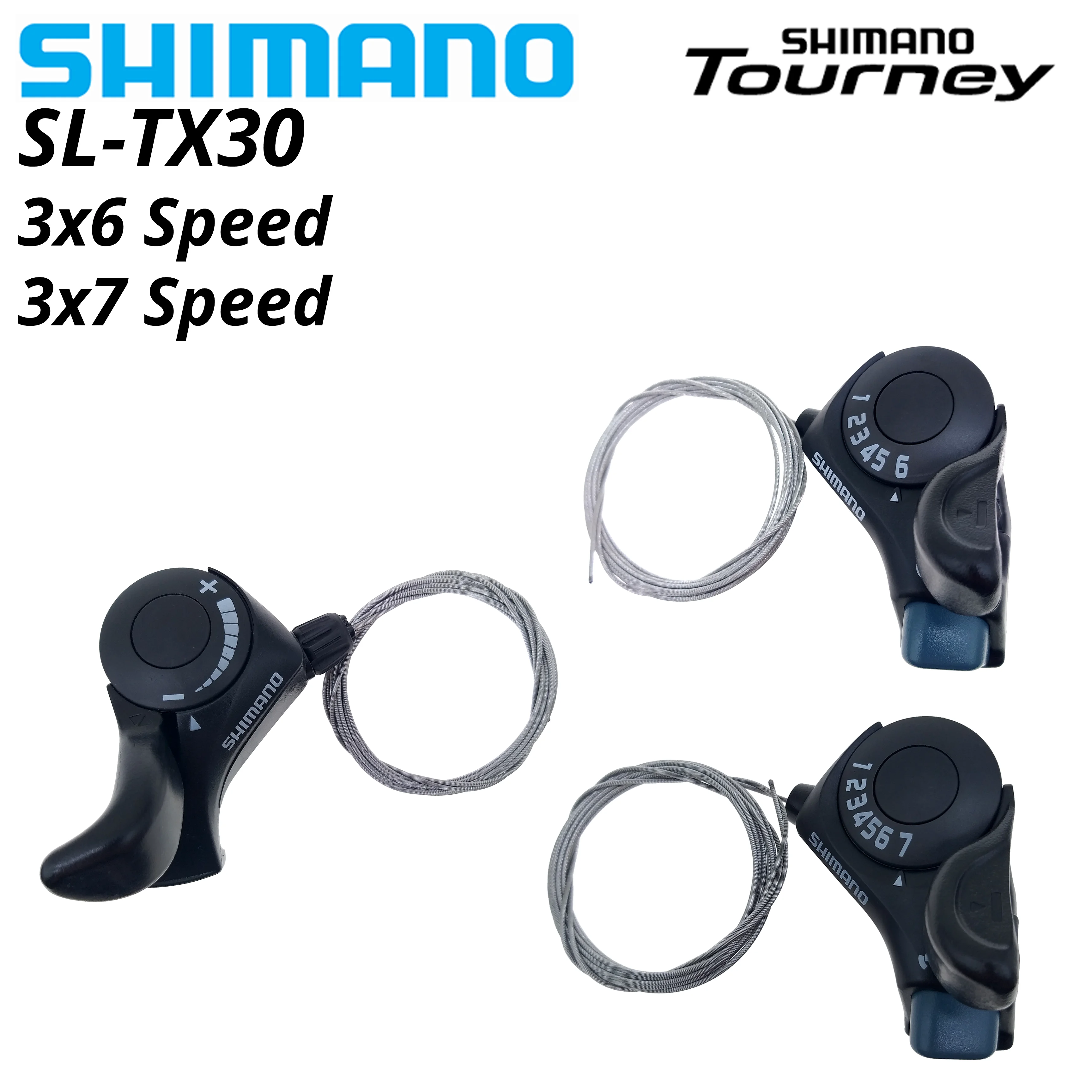 

Shimano Tourney SL TX30 Bicycle Shift Lever 6 7s 18 21 Speed tx30 shifters Inner gear cable included