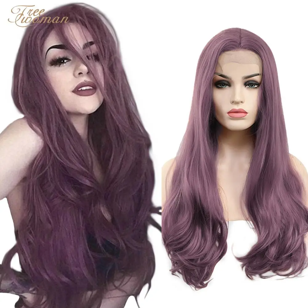 FREEWOMAN Purple Long Body Wigs For Women Synthetic Lace Front Wig Fake Hair Extension 24Inch Braided Cosplay Red Pink Wig
FREEWOMAN Purple Long Body Wigs For Women Synthetic Lace Front Wig Fake Hair Extension 24Inch Braided Cosplay Red Pink Wig