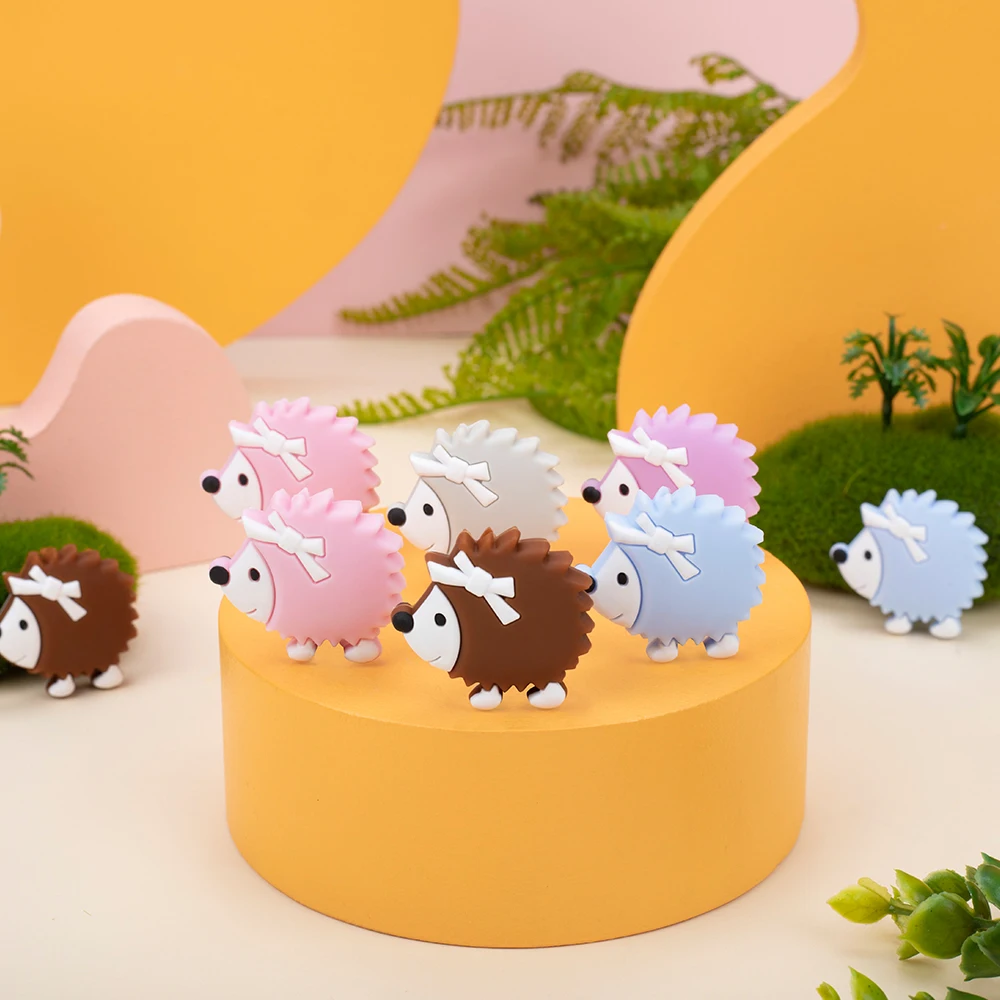 Sunrony 10Pcs Mini Hedgehog Silicone Beads BPA Free Rodent Teether DIY Baby Pacifier Chain Necklace Gift Animal Chew Toys
Sunrony 10Pcs Mini Hedgehog Silicone Beads BPA Free Rodent Teether DIY Baby Pacifier Chain Necklace Gift Animal Chew Toys