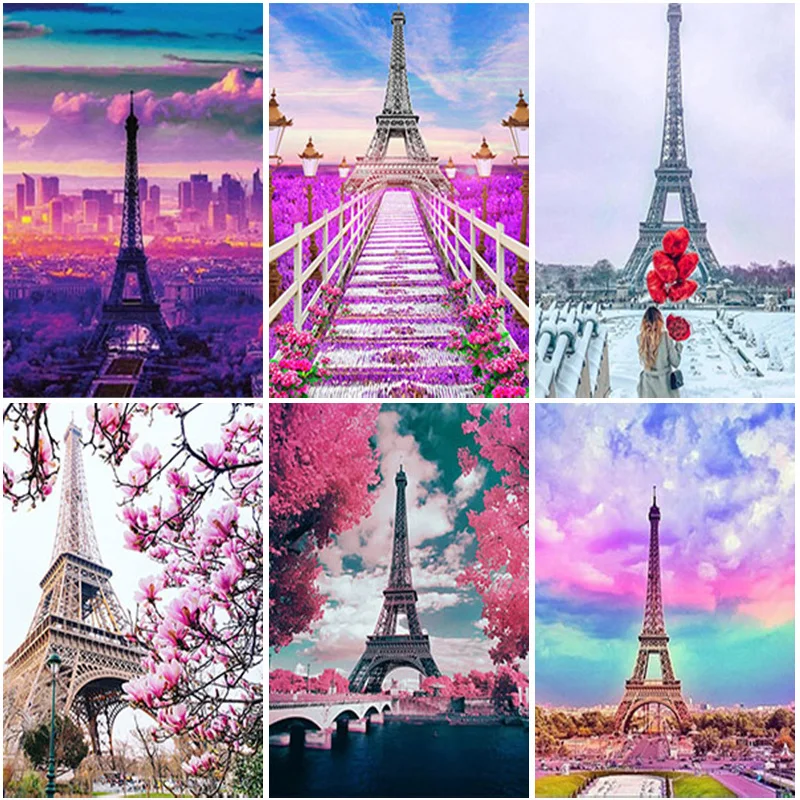 5D DIY Scenery Diamond Painting Paris Tower Full Square Round Resin Diamond Embroidered Cross Stitch Kit Mosaic Home Decoration
5D DIY Scenery Diamond Painting Paris Tower Full Square Round Resin Diamond Embroidered Cross Stitch Kit Mosaic Home Decoration