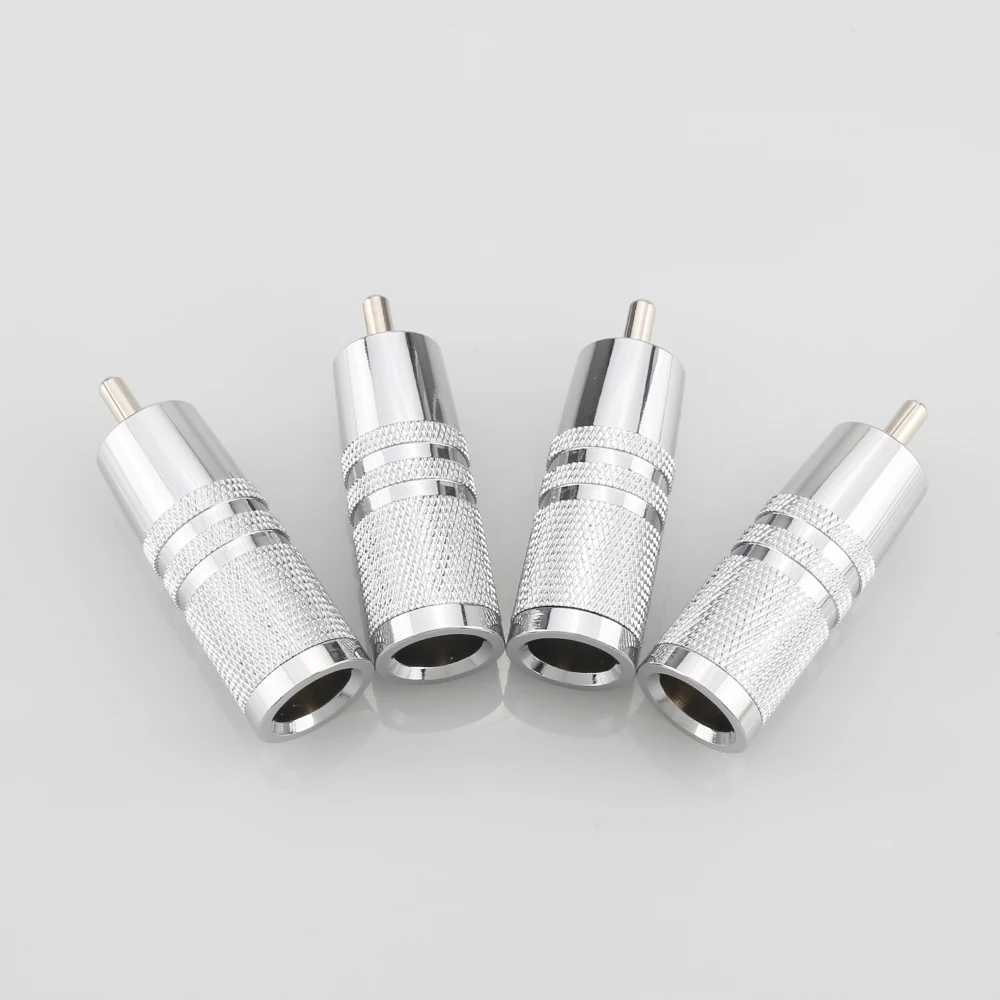 4 Pcs Audiocrast OR11R style Rhodium plated RCA Male Plug HIFI DIY AUDIO RCA Connector
4 Pcs Audiocrast OR11R style Rhodium plated RCA Male Plug HIFI DIY AUDIO RCA Connector
