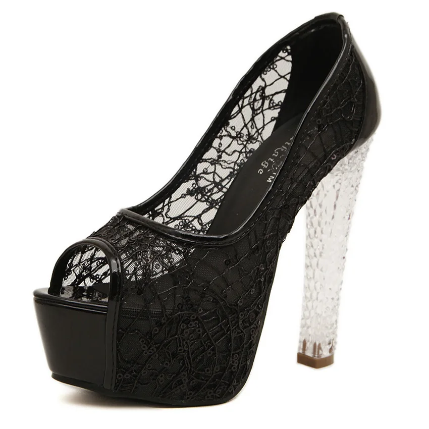 Lace Wedding Shoes Woman Peep Toe High Heels Women Shoes Platform Heels Summer Pumps Women Shoes High Heel Sandals tacones mujer
Lace Wedding Shoes Woman Peep Toe High Heels Women Shoes Platform Heels Summer Pumps Women Shoes High Heel Sandals tacones mujer