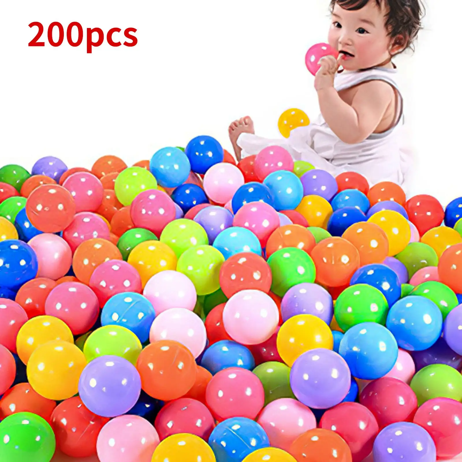200PCS Colorful Plastic Ocean Ball Eco-Friendly Colorful Ball Funny Baby Swim Pit Toy Water Pool Ocean Wave Bobo Ball Toy
200PCS Colorful Plastic Ocean Ball Eco-Friendly Colorful Ball Funny Baby Swim Pit Toy Water Pool Ocean Wave Bobo Ball Toy