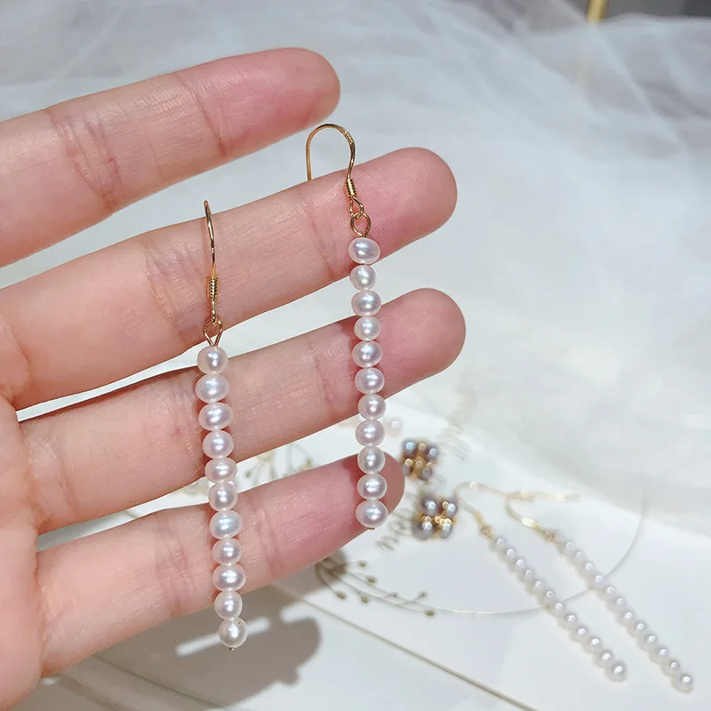 Женские серьги-подвески из серебра 925 пробы, с натуральным жемчугом
Женские серьги-подвески из серебра 925 пробы, с натуральным жемчугом