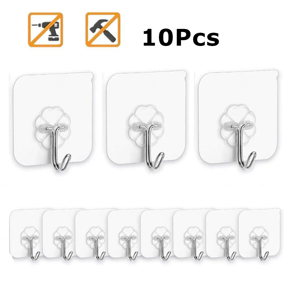 10pcs Transparent wall Hook Strong Glue No Trace Hooks Adhesive Sucker Holder for key home Door Hanger Hat Organizer
10pcs Transparent wall Hook Strong Glue No Trace Hooks Adhesive Sucker Holder for key home Door Hanger Hat Organizer