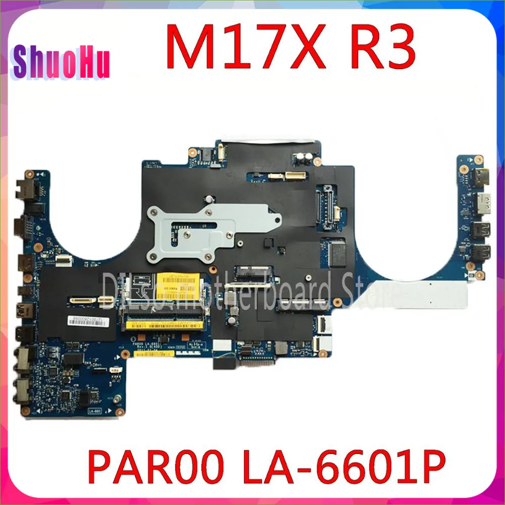 KEFU PAR00 LA-6601P Motherboard For DELL Alienware M17X R3 PC Laptop Mainboard HM67 DDR3 Original Tested HM76 Inspiron Intel
KEFU PAR00 LA-6601P Motherboard For DELL Alienware M17X R3 PC Laptop Mainboard HM67 DDR3 Original Tested HM76 Inspiron Intel