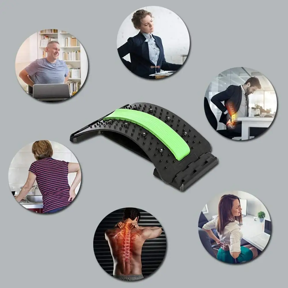 1pc Multi-Level Back Stretching Device with Magnetic Acupressure Points,Back Massager Lumbar Support
1pc Multi-Level Back Stretching Device with Magnetic Acupressure Points,Back Massager Lumbar Support