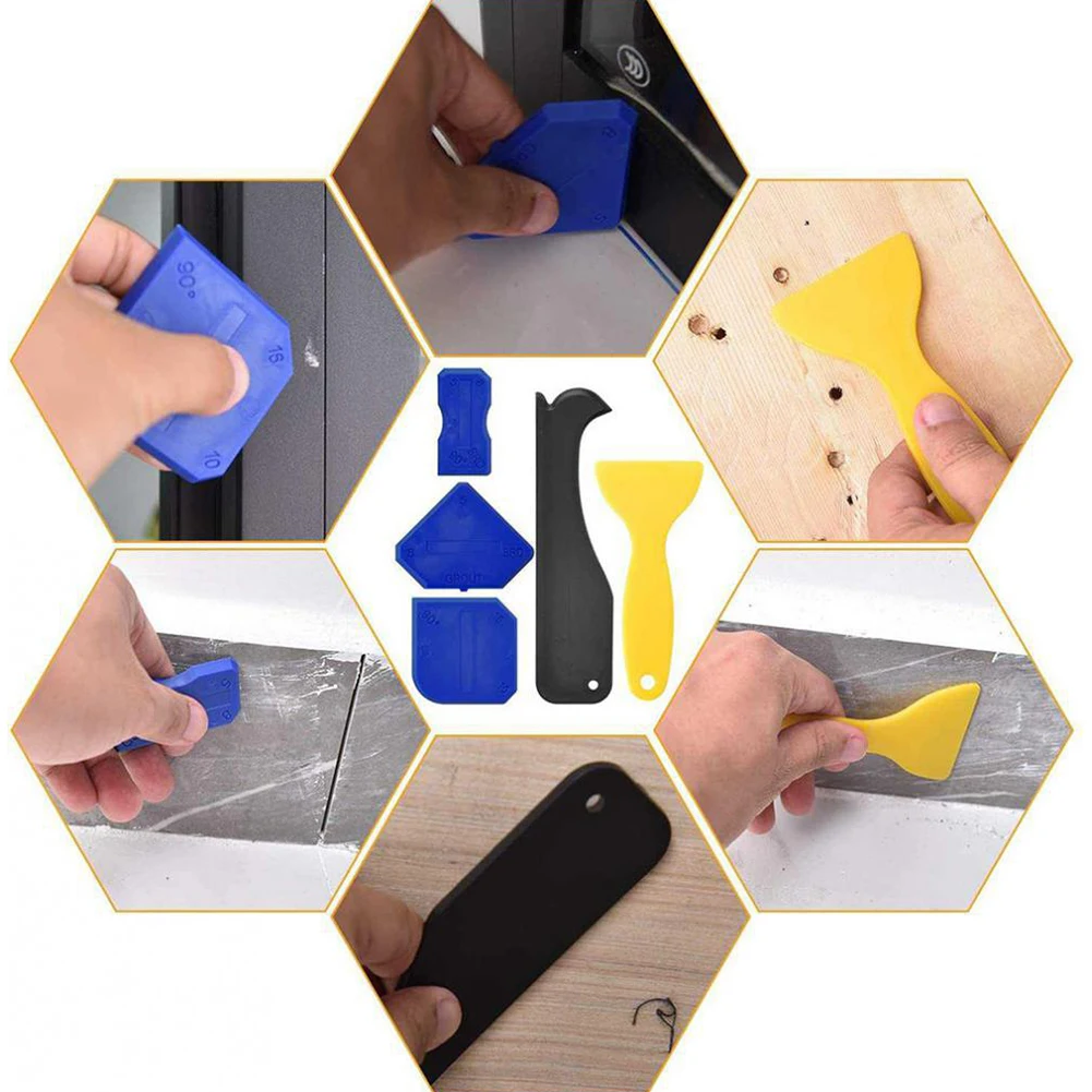 Window Silicone Door Sealant Caulking Tool Kit Grout Tiles Seam Beauty Scraper Smoothing Finishing Tools Sealant Grout Kit
Window Silicone Door Sealant Caulking Tool Kit Grout Tiles Seam Beauty Scraper Smoothing Finishing Tools Sealant Grout Kit