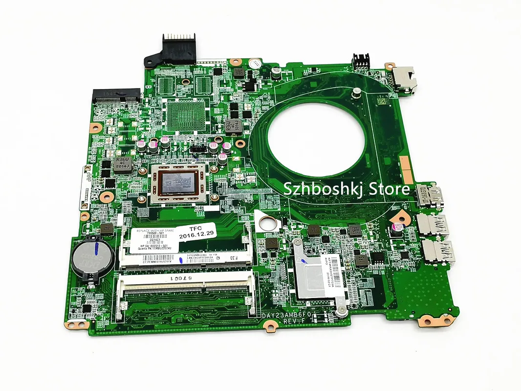 799508-501 799508-001 800510-501 для струйного принтера HP Pavilion 15Z-P 15-P Материнская плата ноутбука DAY23AMB6F0 A10-4655M Процессор Материнская плата ПК 100% тест
799508-501 799508-001 800510-501 для струйного принтера HP Pavilion 15Z-P 15-P Материнская плата ноутбука DAY23AMB6F0 A10-4655M Процессор Материнская плата ПК 100% тест