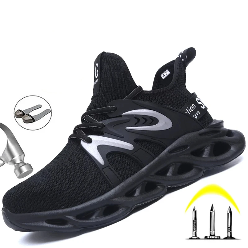 2021 New Breathable Mesh Safety Shoes Men Light Sneaker Indestructible Steel Toe Soft Anti-piercing Work Boots
2021 New Breathable Mesh Safety Shoes Men Light Sneaker Indestructible Steel Toe Soft Anti-piercing Work Boots