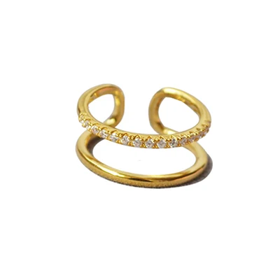 Brass With 18 K Gold Geo Zircon Rings Women Jewelry Punk T Show Runway Designer Club Cocktail Party Japan Korea Fashion
Brass With 18 K Gold Geo Zircon Rings Women Jewelry Punk T Show Runway Designer Club Cocktail Party Japan Korea Fashion