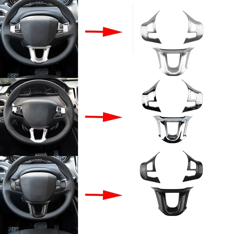 3Pcs/Set Car Steering Wheel Decoration Cover Trim Sticker Fit for Peugeot 2008 208 308 2014-2018
3Pcs/Set Car Steering Wheel Decoration Cover Trim Sticker Fit for Peugeot 2008 208 308 2014-2018