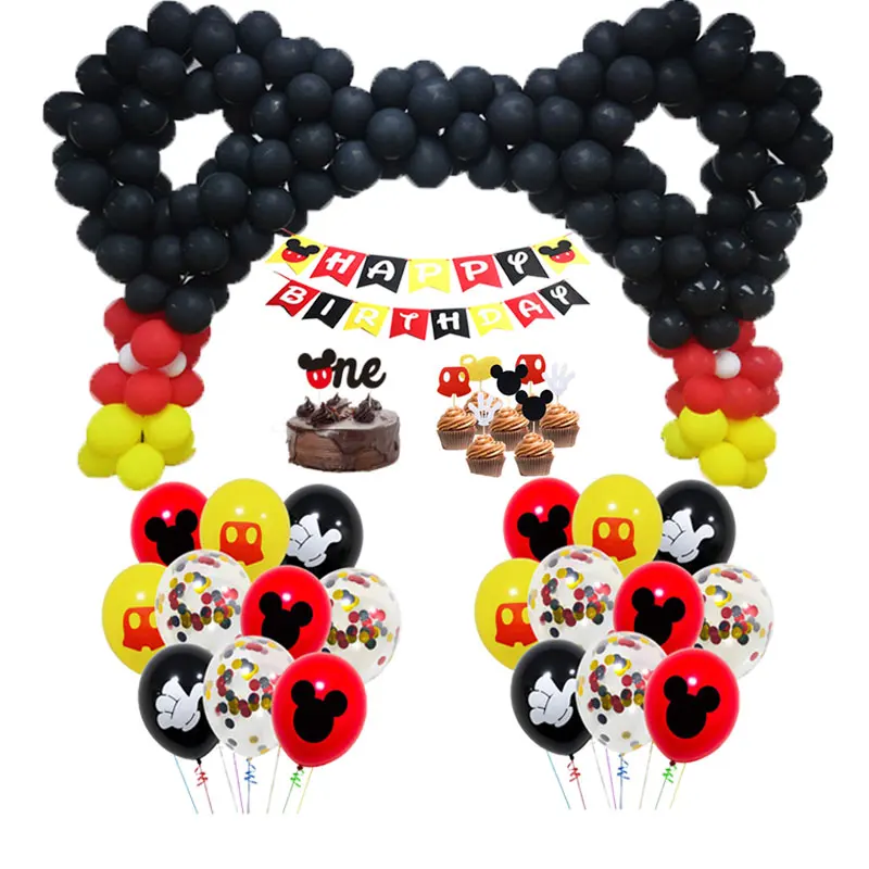 250 pcs DIY Balloon Mickey Latex Balloons Red Black Yellow Latex Balloons for Kids Birthday Party Decorations Baby Shower Decor
250 pcs DIY Balloon Mickey Latex Balloons Red Black Yellow Latex Balloons for Kids Birthday Party Decorations Baby Shower Decor