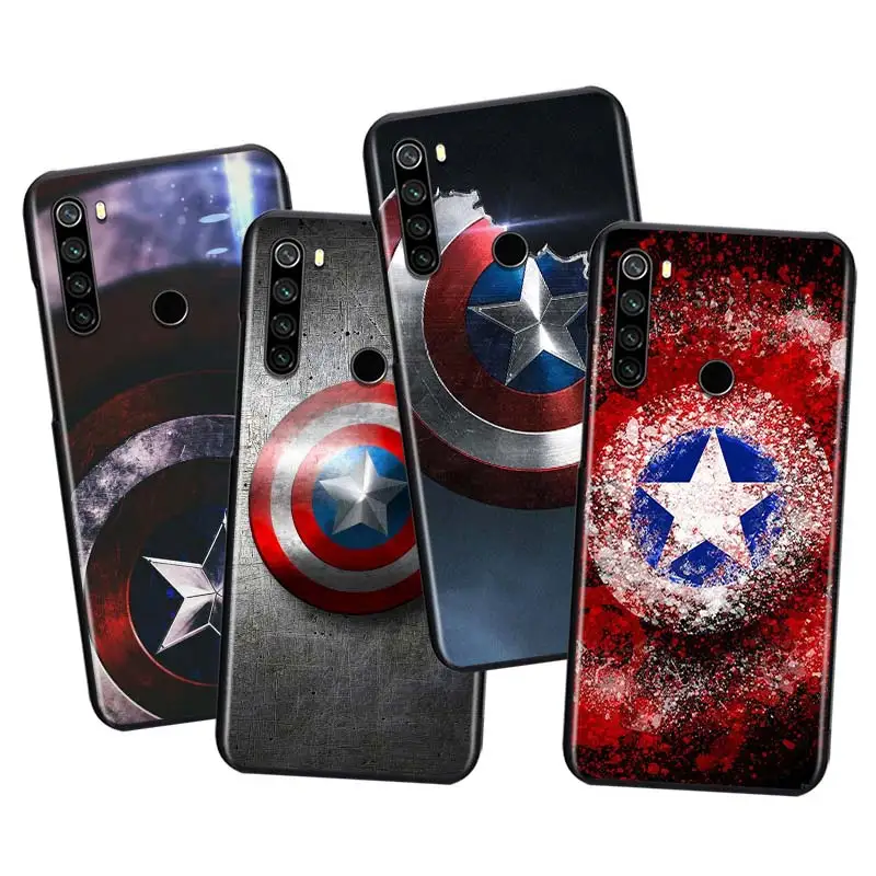 Phone Case Marvel Hero shield For Xiaomi Redmi Note 4 4X 5A 5 6 7 8T 8 9T 9S 9 10 10S Prime Pro Max Black Soft TPU Cover
Phone Case Marvel Hero shield For Xiaomi Redmi Note 4 4X 5A 5 6 7 8T 8 9T 9S 9 10 10S Prime Pro Max Black Soft TPU Cover