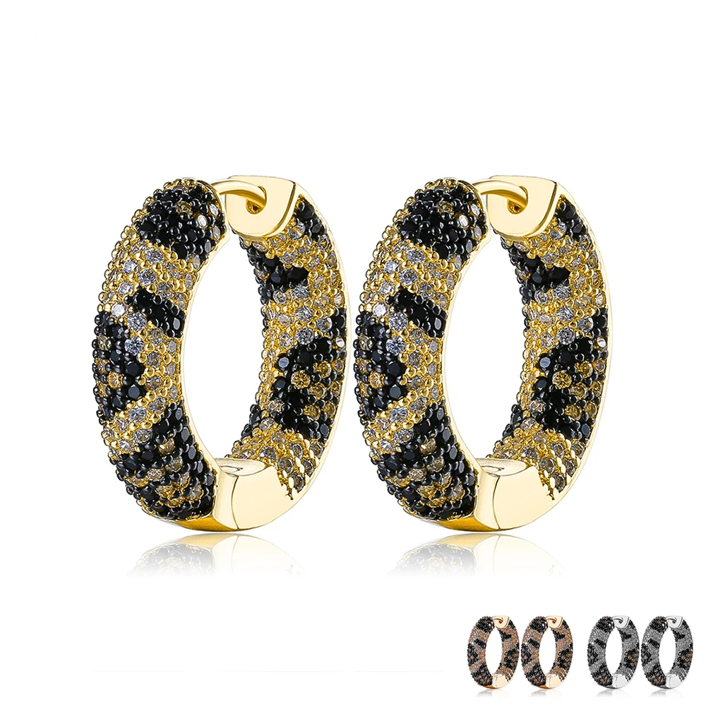 Fashion Leopard Hoop Earrings For Women Multi-Color Full Cubic Zirconia Gold Circle Earring Female Cobra Birthday Gifts Jewelry
Fashion Leopard Hoop Earrings For Women Multi-Color Full Cubic Zirconia Gold Circle Earring Female Cobra Birthday Gifts Jewelry
