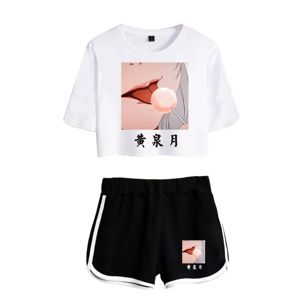 Hot Sale Ladies suit Anime Ladies Suit Summer Girl Short Sleeve Shorts Set Seven-point T-shirt Kazukichacha Suit
Hot Sale Ladies suit Anime Ladies Suit Summer Girl Short Sleeve Shorts Set Seven-point T-shirt Kazukichacha Suit