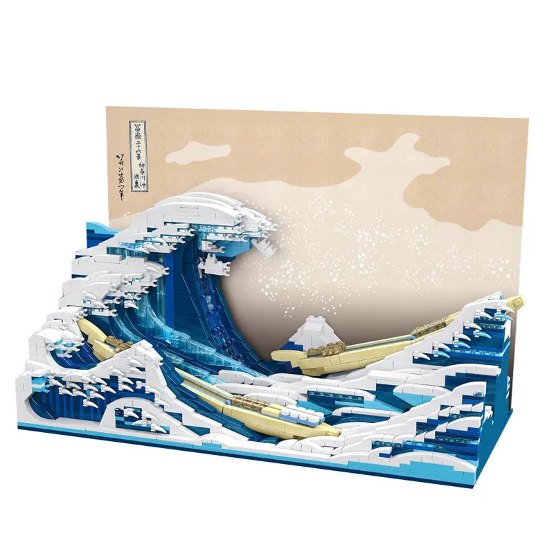 Большая волна от Kanagawa 3D DK3003 MOC Katsushika Hokusai японская художественная модель строительные блоки кирпичи технические рождественские подарочные ...
Большая волна от Kanagawa 3D DK3003 MOC Katsushika Hokusai японская художественная модель строительные блоки кирпичи технические рождественские подарочные ...
