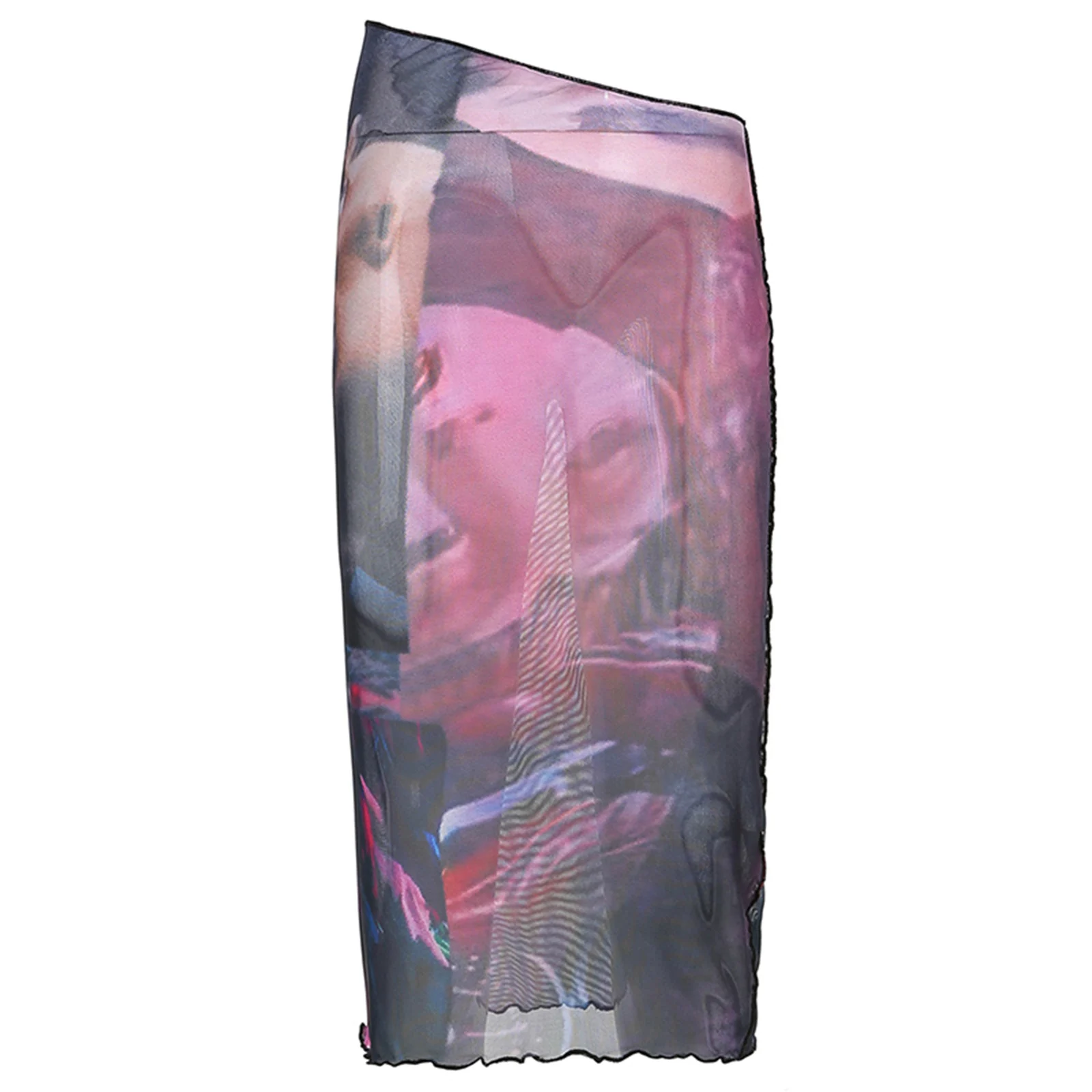 Ladies's Midi Skirt, Floral Print High Waist Package Hip Skirt See-Through Dress for Summer 2021, S/M/L
Ladies's Midi Skirt, Floral Print High Waist Package Hip Skirt See-Through Dress for Summer 2021, S/M/L