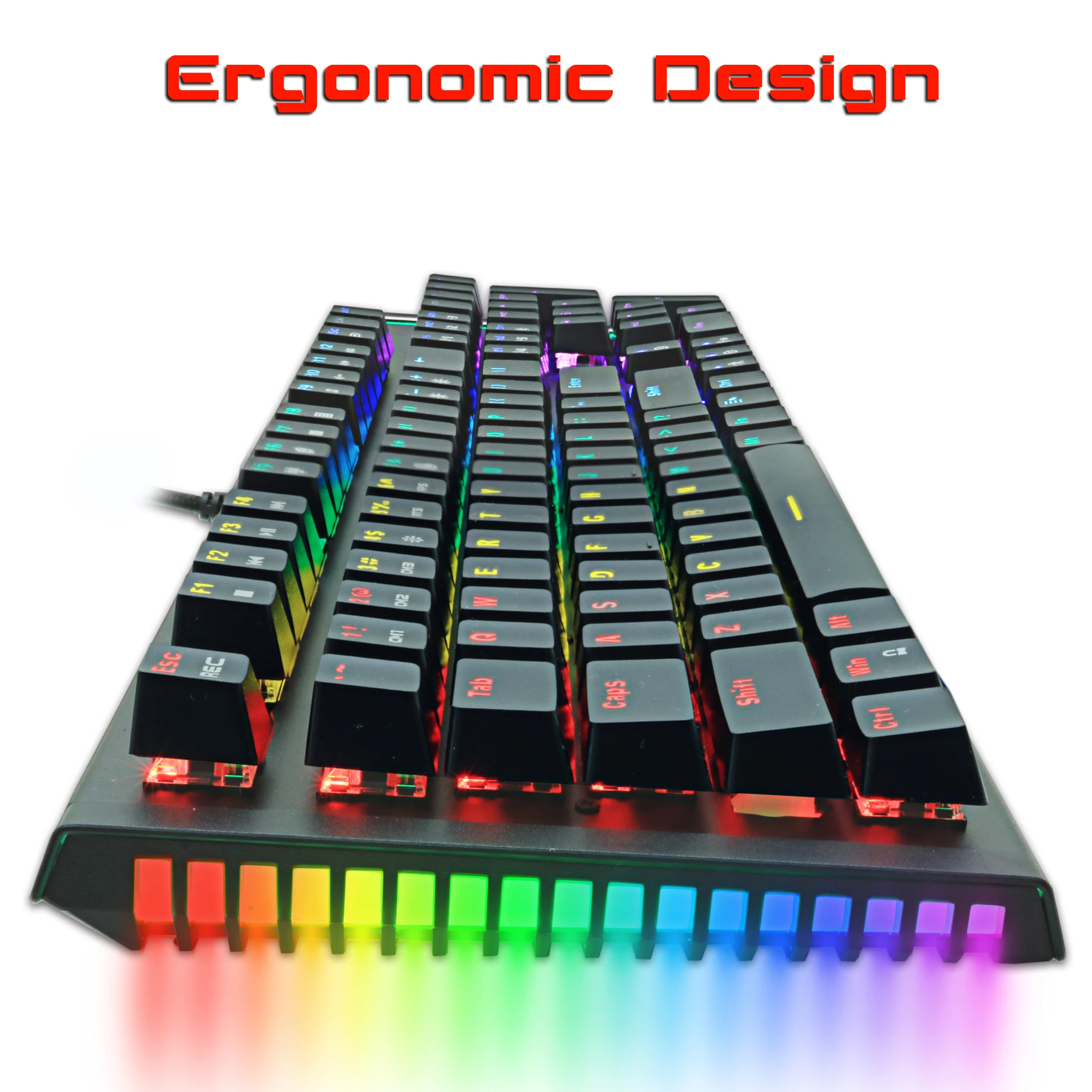 Mechanical Keyboard Wired Gaming Keyboard RGB Mix Backlit 87 104 Anti-ghosting Blue Red Switch For Game Laptop PC Russian US
Mechanical Keyboard Wired Gaming Keyboard RGB Mix Backlit 87 104 Anti-ghosting Blue Red Switch For Game Laptop PC Russian US