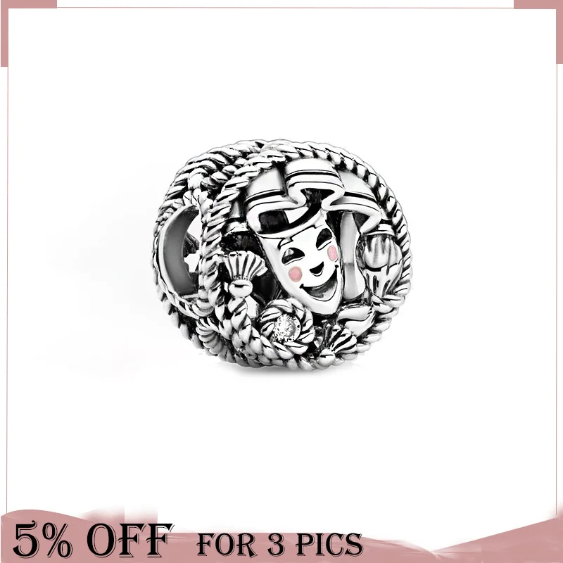 2021 Spring Hot 925 Sterling Silver Bead Comedy & Tragedy Drama Masks Charm Fit Original Pandora Bracelets Women Jewelry Gift
2021 Spring Hot 925 Sterling Silver Bead Comedy & Tragedy Drama Masks Charm Fit Original Pandora Bracelets Women Jewelry Gift
