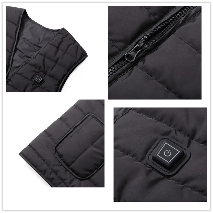 Mountainskin Winter Mens USB Intelligent Heating Vest Sleeveless Infrared Electric Thermal Outdoor Sport Skiing Male Coats VA833
Mountainskin Winter Mens USB Intelligent Heating Vest Sleeveless Infrared Electric Thermal Outdoor Sport Skiing Male Coats VA833