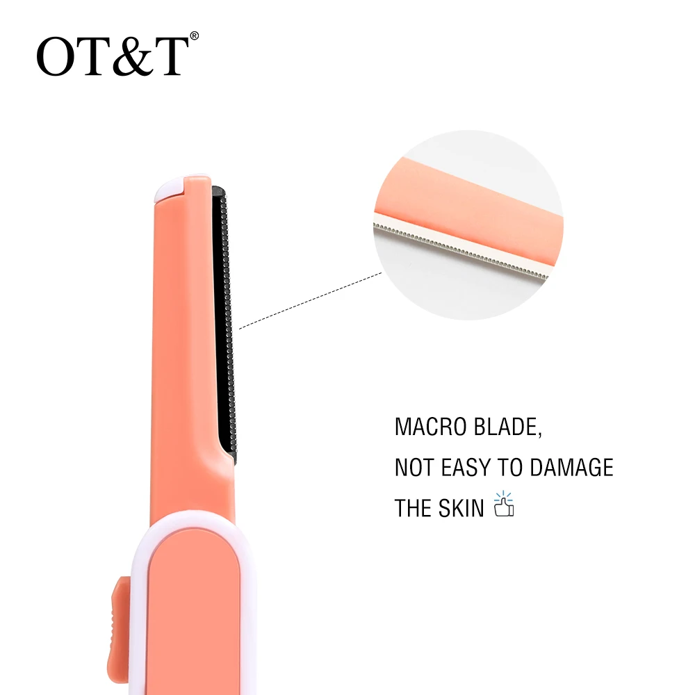 OT&T 2 PCS Eyebrow Trimmer Makeup Painless Female Facial Eyebrow Razor Safe Eyebrow Epilator Dermaplanting Eyebrow Shaver Tools
OT&T 2 PCS Eyebrow Trimmer Makeup Painless Female Facial Eyebrow Razor Safe Eyebrow Epilator Dermaplanting Eyebrow Shaver Tools