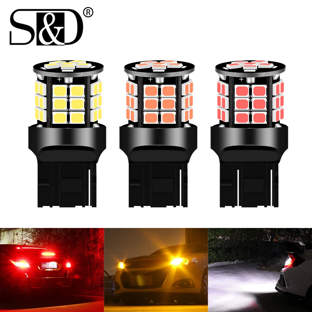 T20 LED 7440 WY21W W21W Led Bulbs 7443 W21/5W Led T20 Super Bright 3030SMD Backup Reversing Light for Car Signal Lamp
T20 LED 7440 WY21W W21W Led Bulbs 7443 W21/5W Led T20 Super Bright 3030SMD Backup Reversing Light for Car Signal Lamp