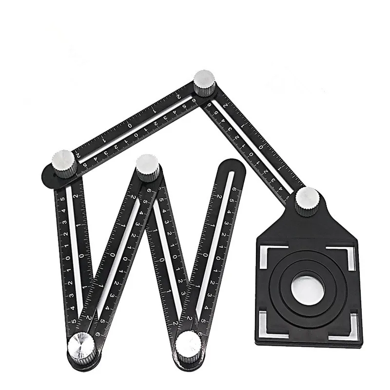 Tile hole locator holes opener bricklayer tiling Slide Ruler Foldable Protractor Adjustable Angle Rulers Tile Tool Gauge Ruler
Tile hole locator holes opener bricklayer tiling Slide Ruler Foldable Protractor Adjustable Angle Rulers Tile Tool Gauge Ruler